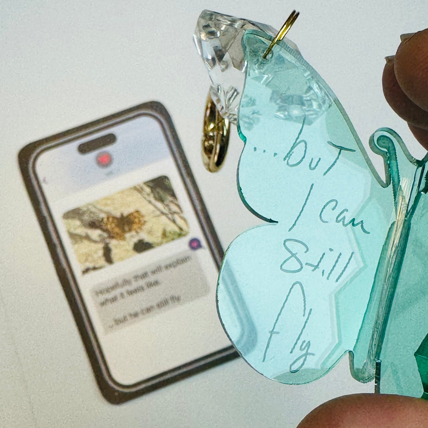 Broken Butterfly Sun Catcher