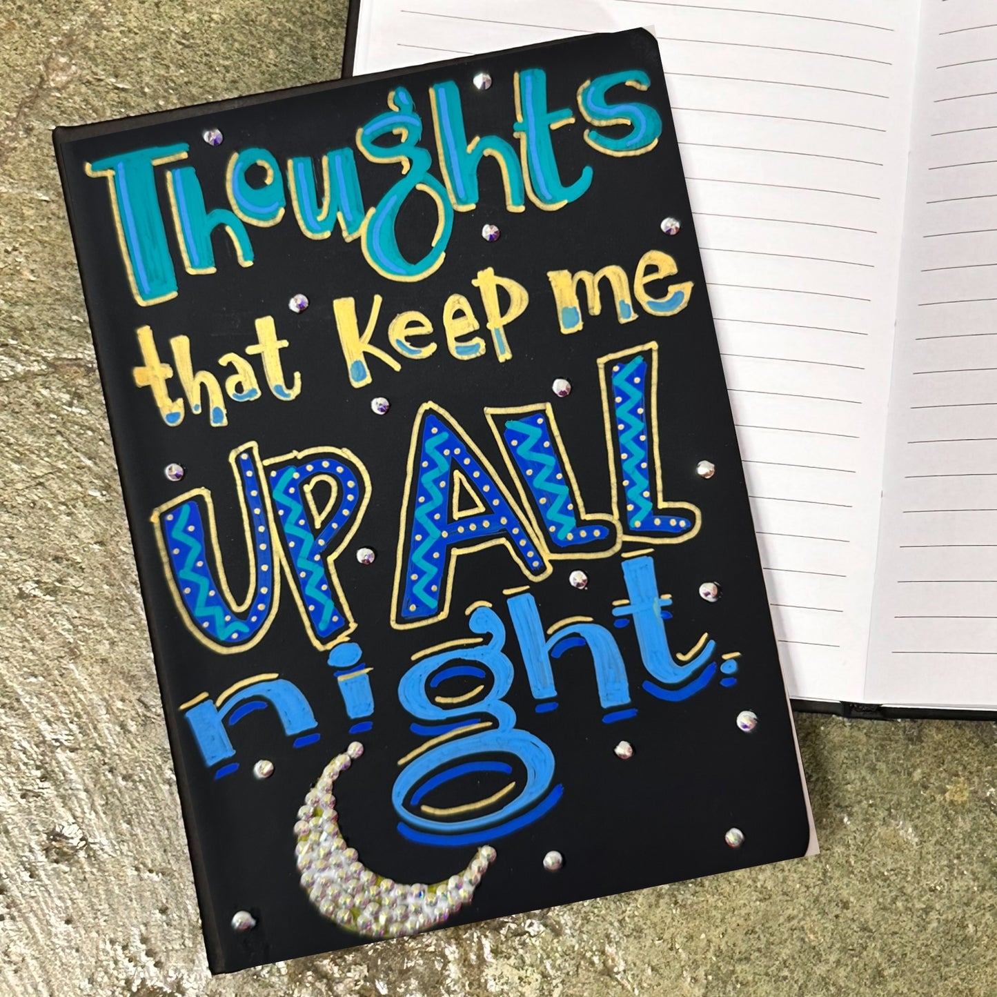 Hand-painted Cynical Journal