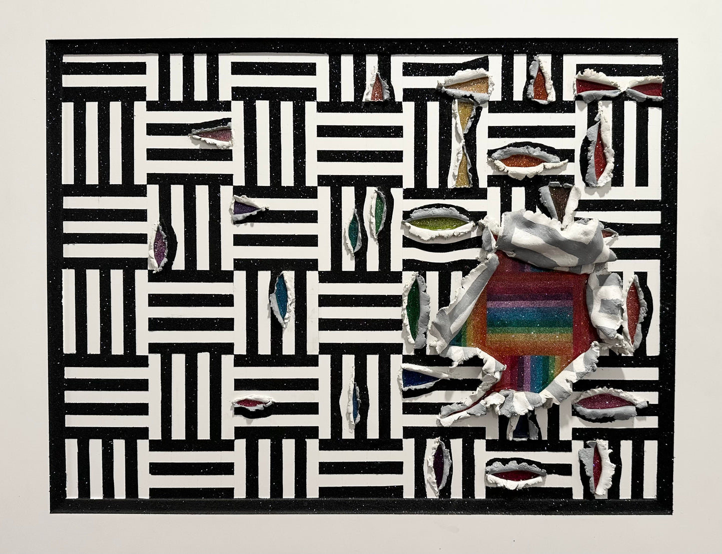 How to Fit In. Wall Sculpture