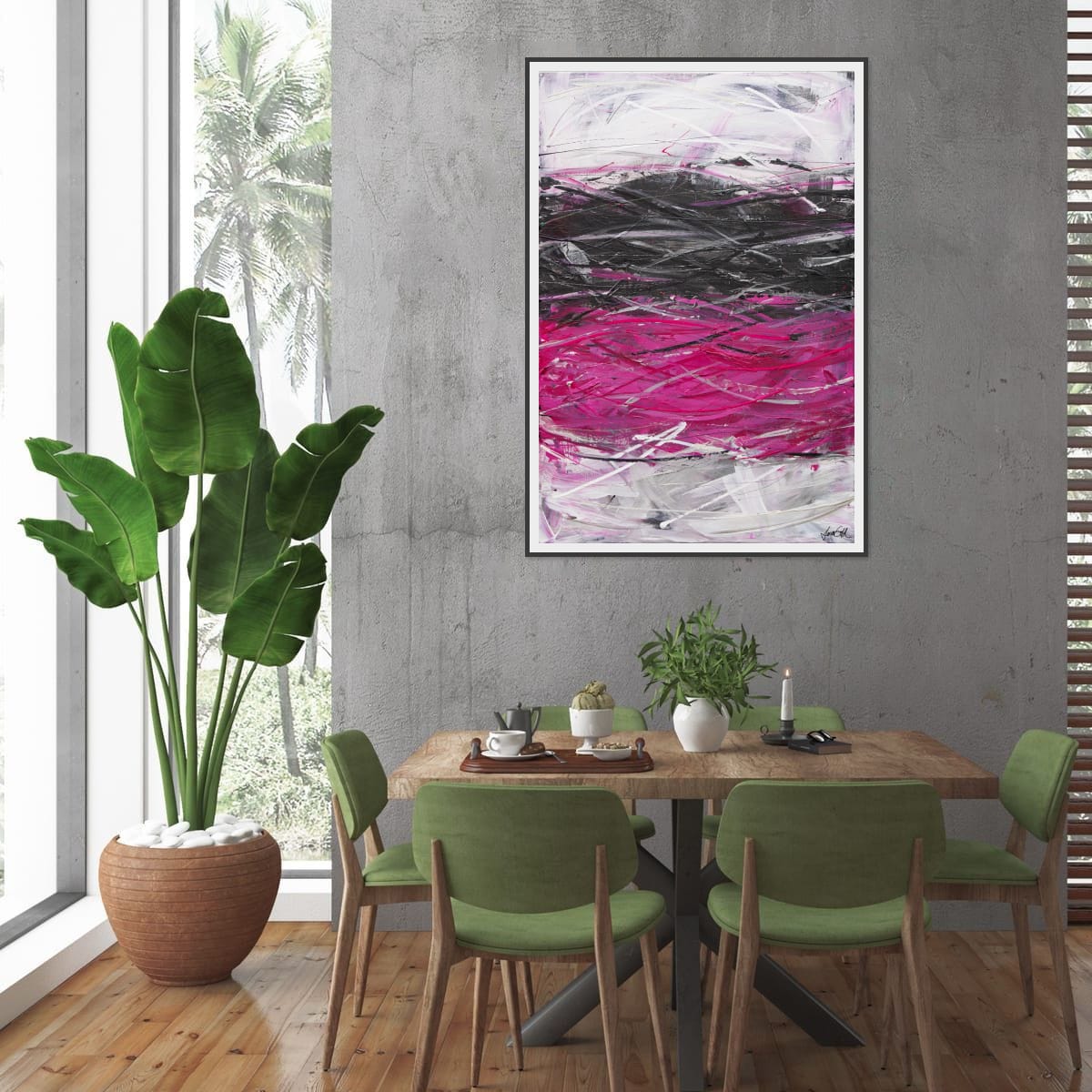 Joyful Streak. Hand-Embellished, Numbered Print