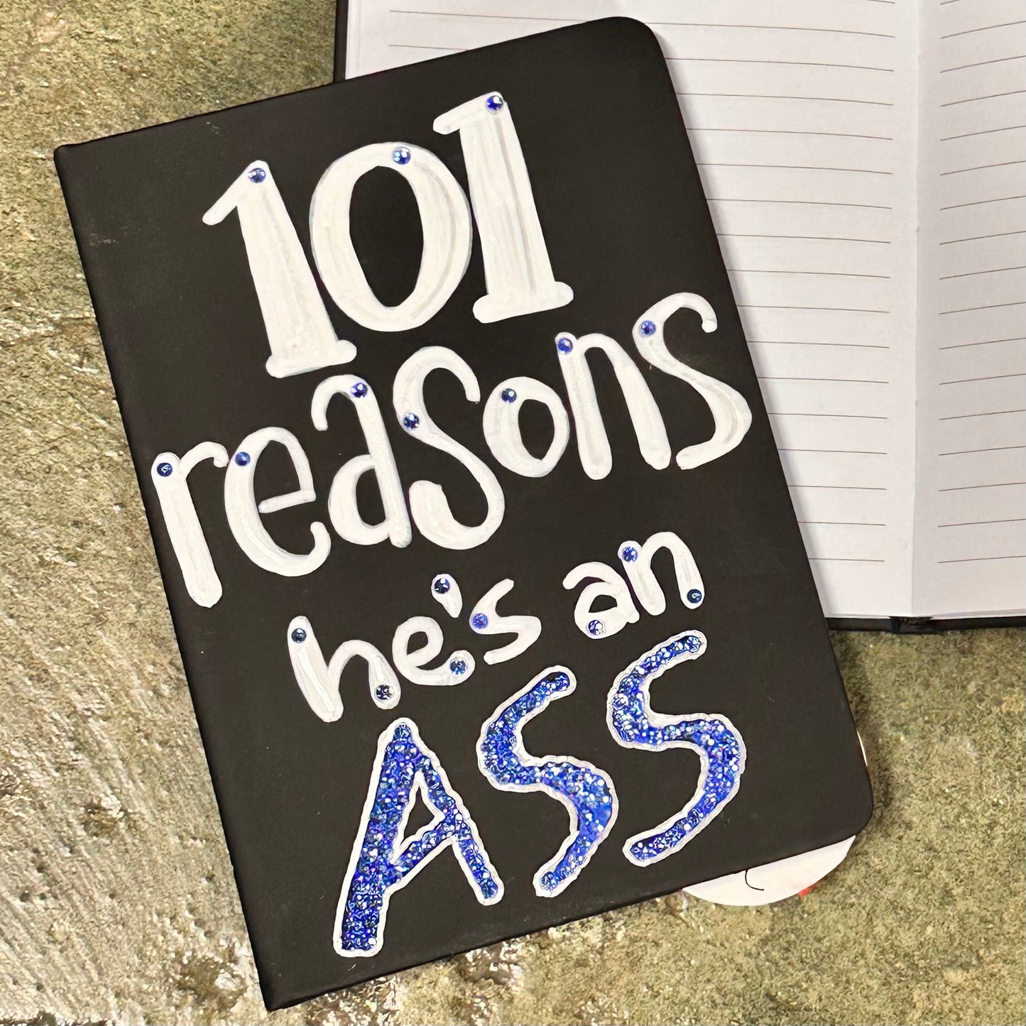 Hand-painted Cynical Journal