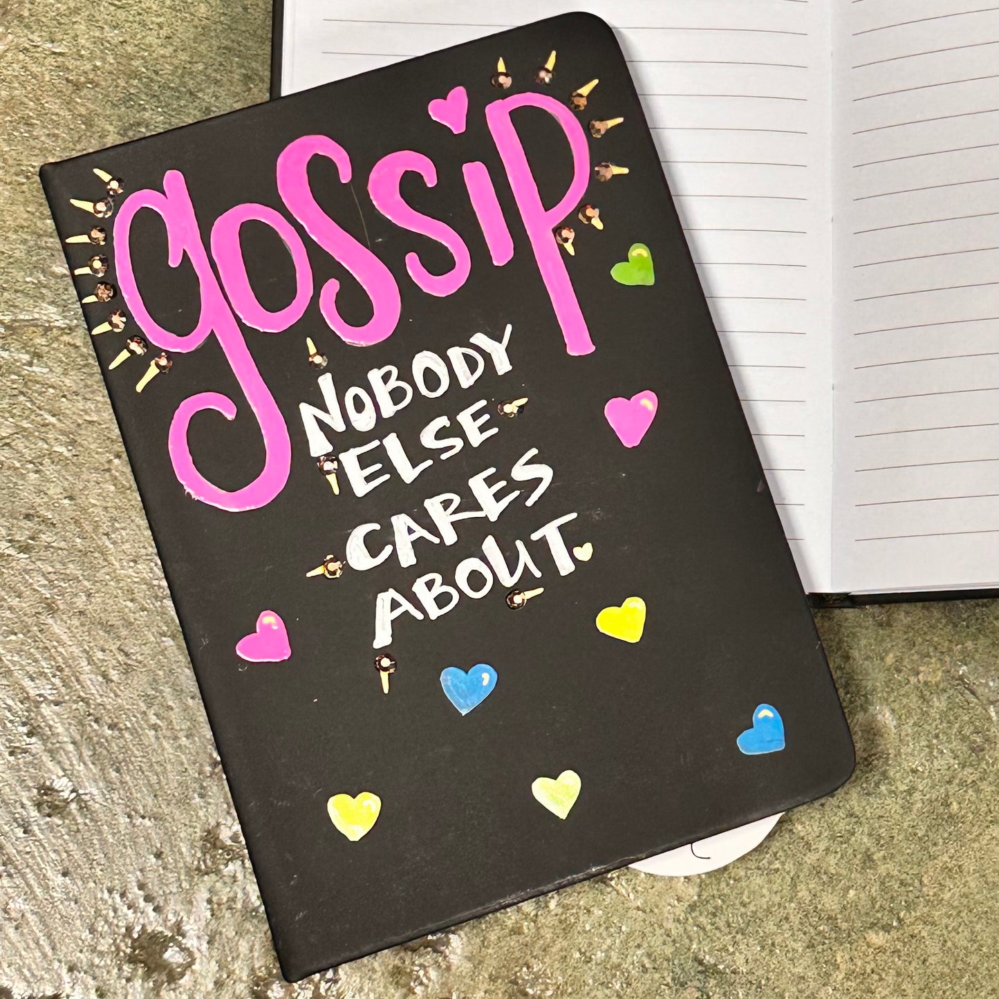 Hand-painted Cynical Journal