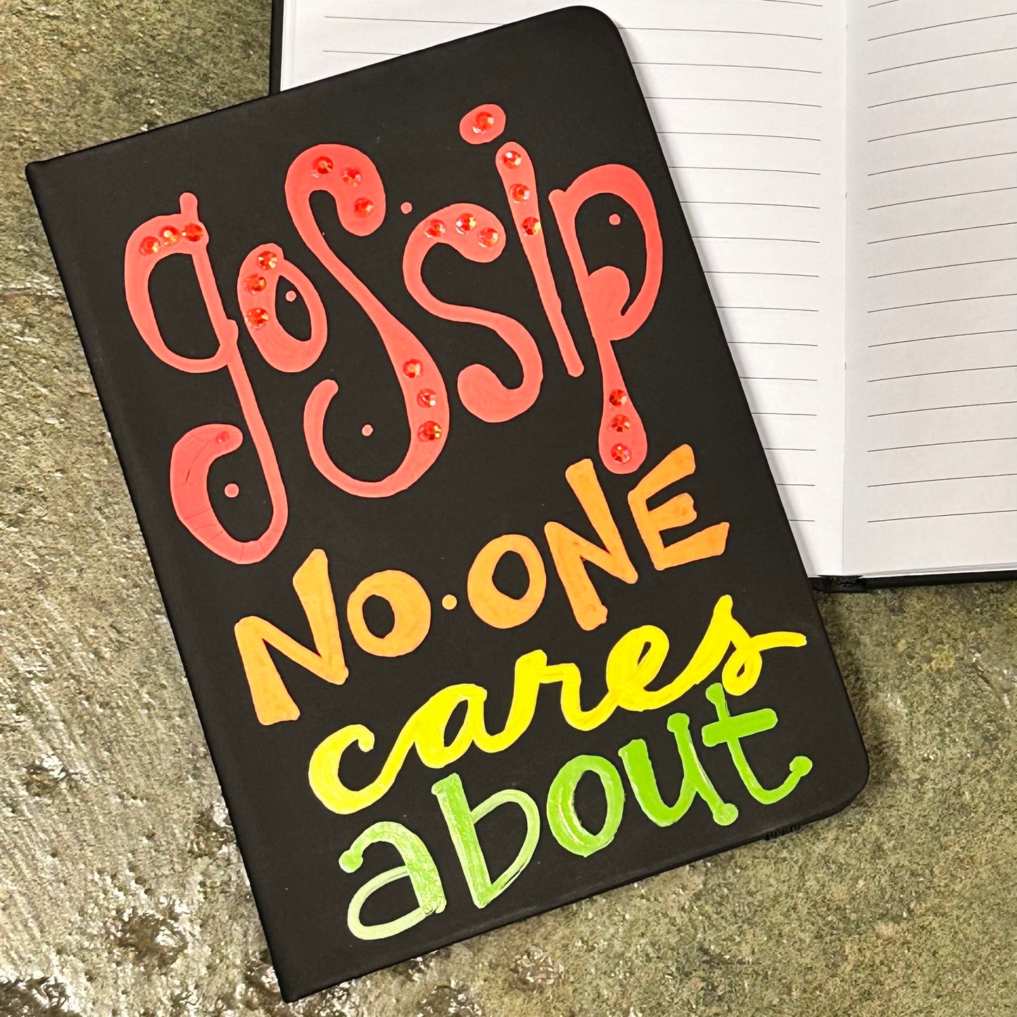 Hand-painted Cynical Journal
