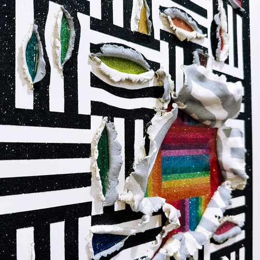 How to Fit In. Wall Sculpture