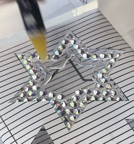 Swarovski Lucite Menorah